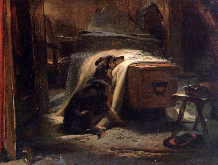 Sir Edwin Landseer, The Old Shepherd’s Chief Mourner (1837)